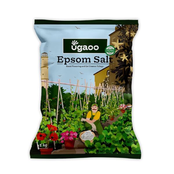 Ugaoo Epsom Salt for Plants Growth - Magnesium Sulphate Organic Fertilizer