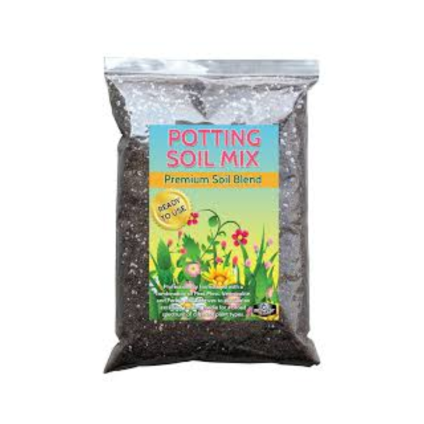 Premium Potting Soil Mix with Peat Moss, Vermiculite, Perlite (Made in USA)